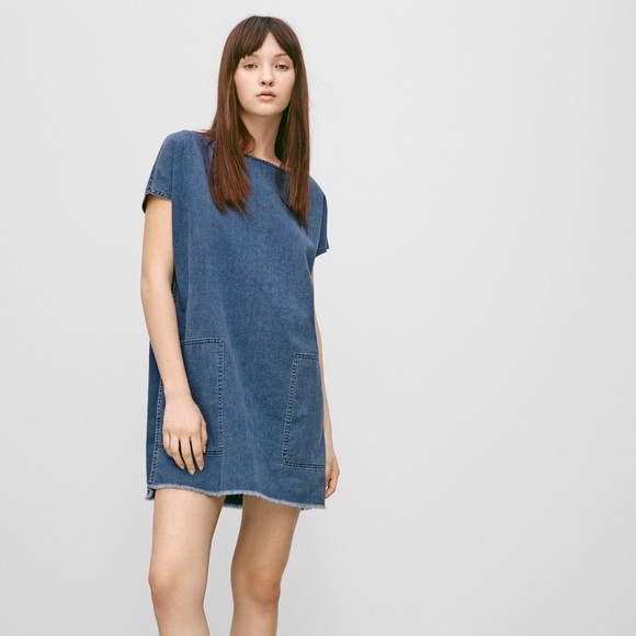 ARITZIA WILFRED FREE Denim Dress - Picture 1 of 2